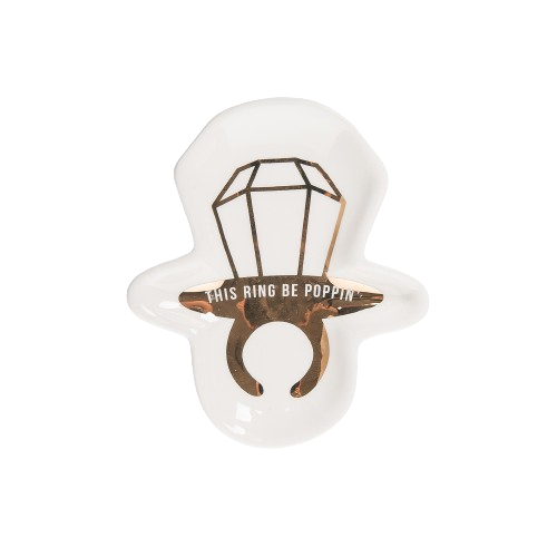 This Ring Be Poppin Trinket Tray