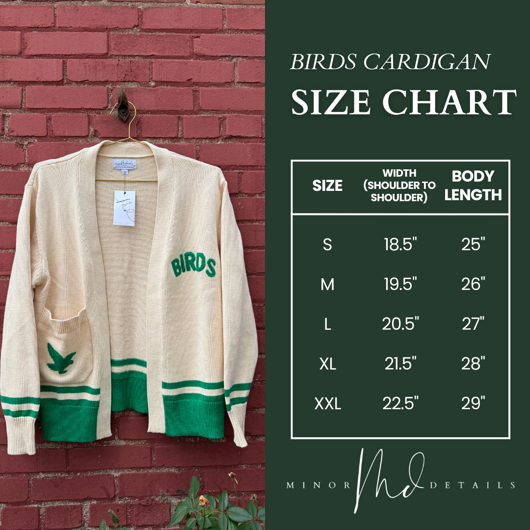 Birds Knit Cardigan
