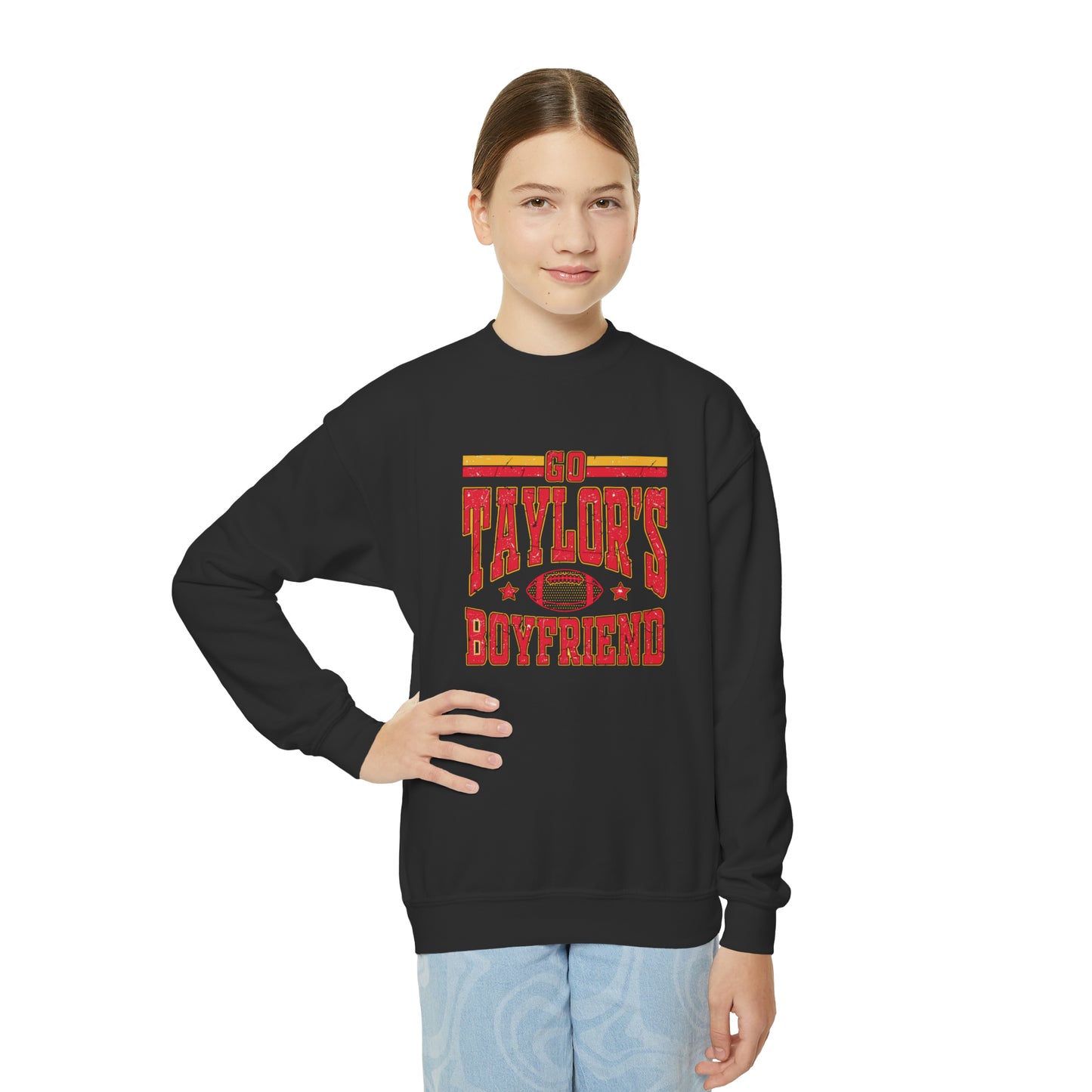 Youth Go Taylor's Boyfriend Crewneck Sweatshirt