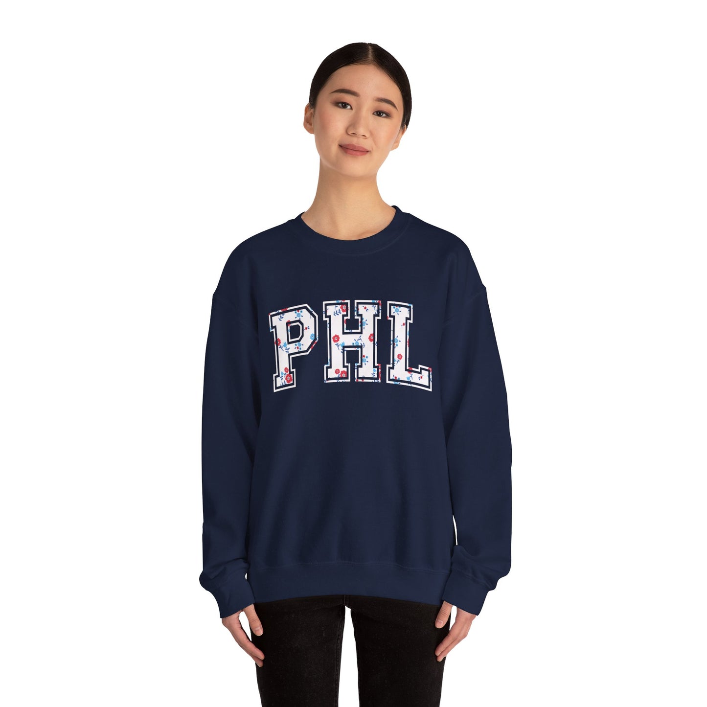 PHL Floral Festive Crewnecks