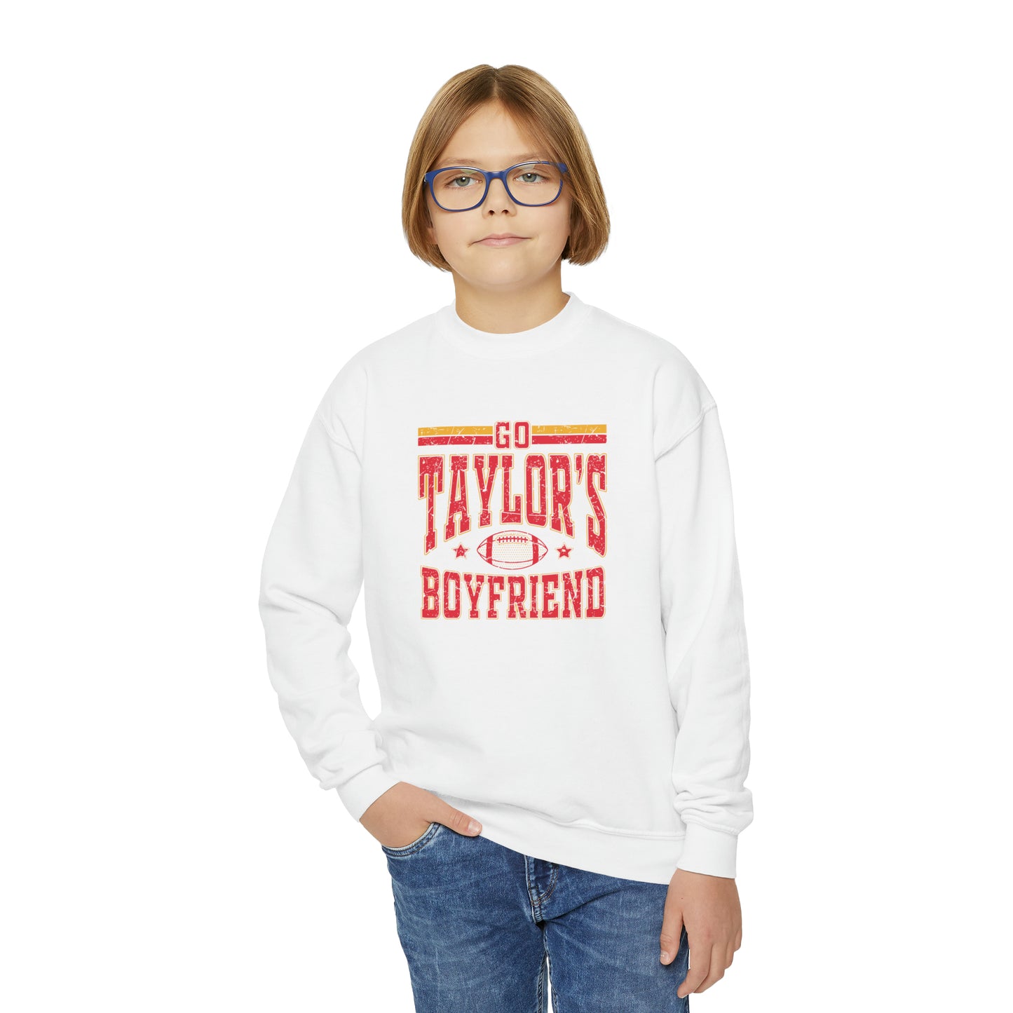 Youth Go Taylor's Boyfriend Crewneck Sweatshirt