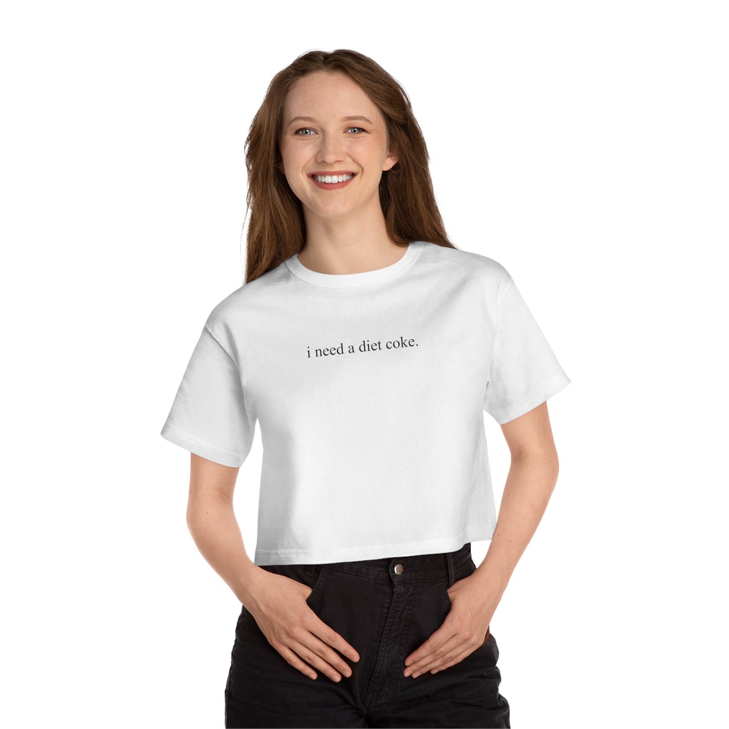 I Need a Diet Coke Crop Top