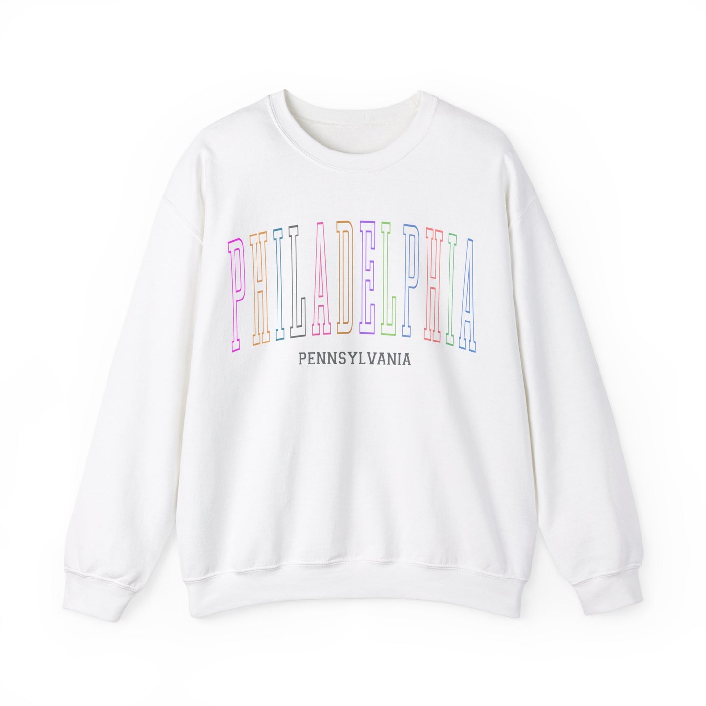 Colorful Philadelphia Crewneck