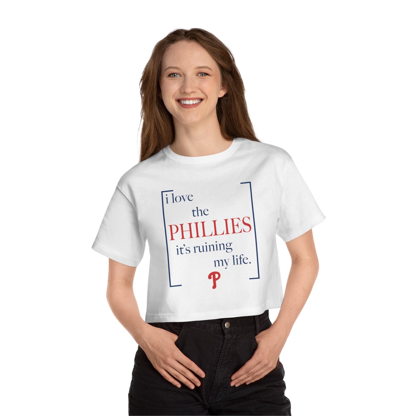 I Love the Phils Crop Top