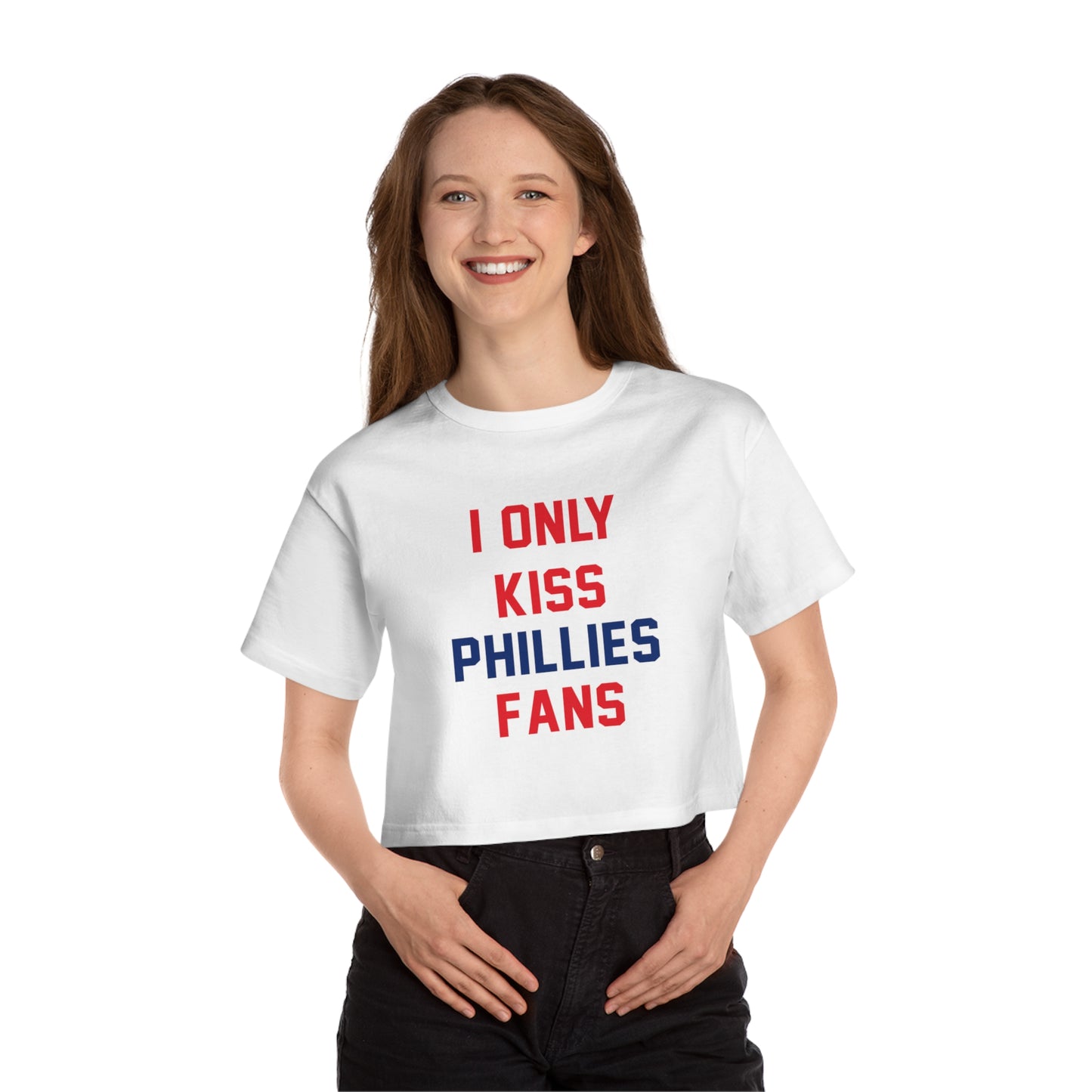 I Only Kiss Phillies Fans Crop Top