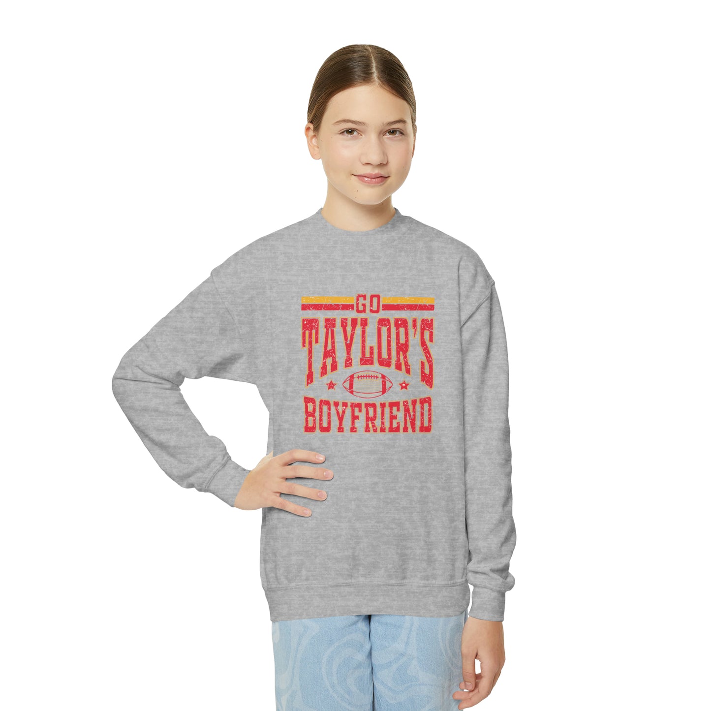 Youth Go Taylor's Boyfriend Crewneck Sweatshirt