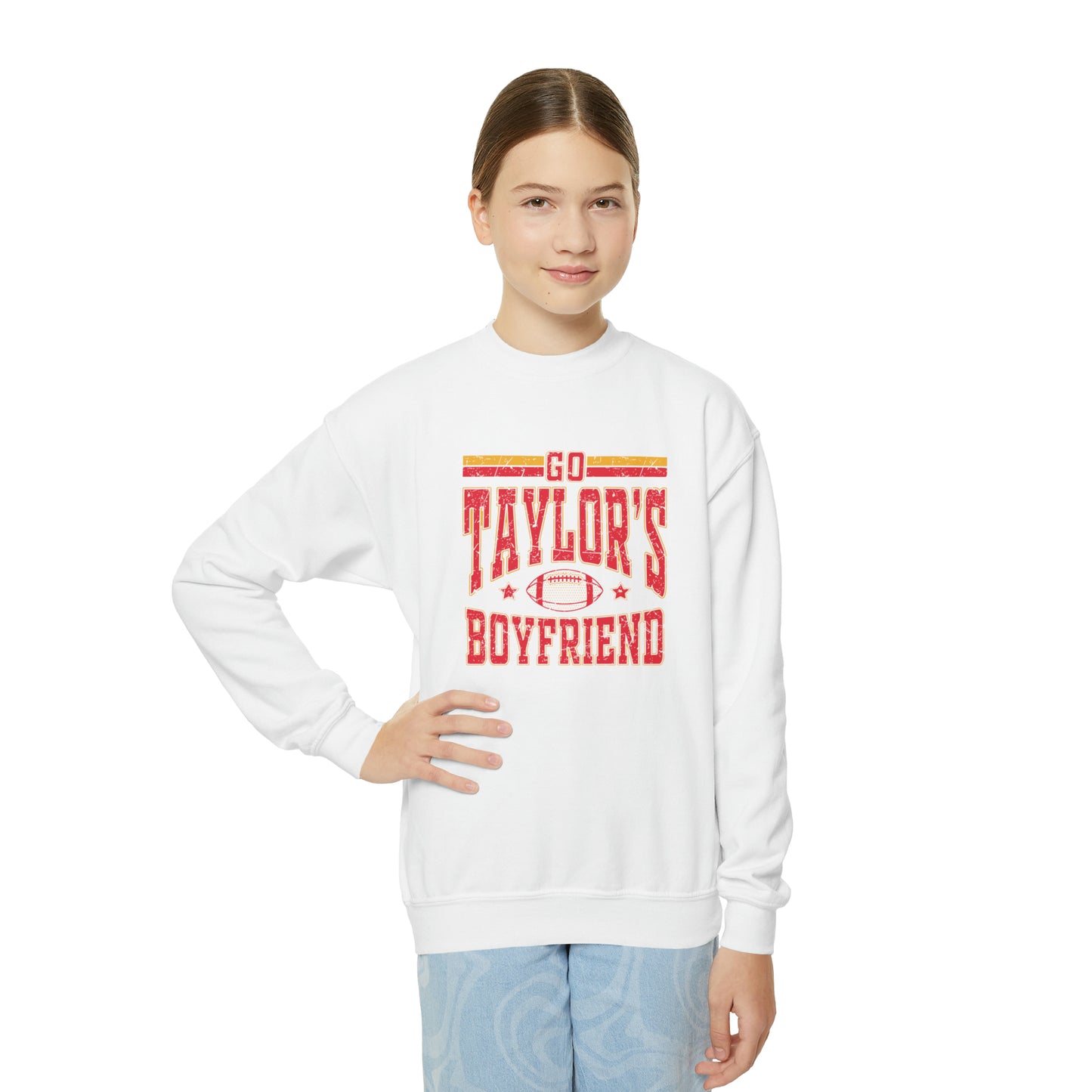 Youth Go Taylor's Boyfriend Crewneck Sweatshirt