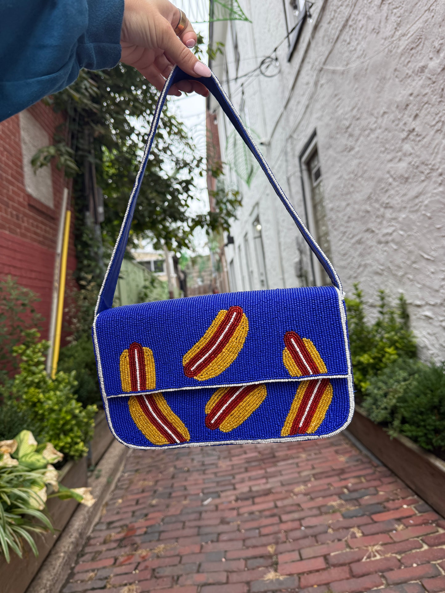 Beaded Hot Dog Purse
