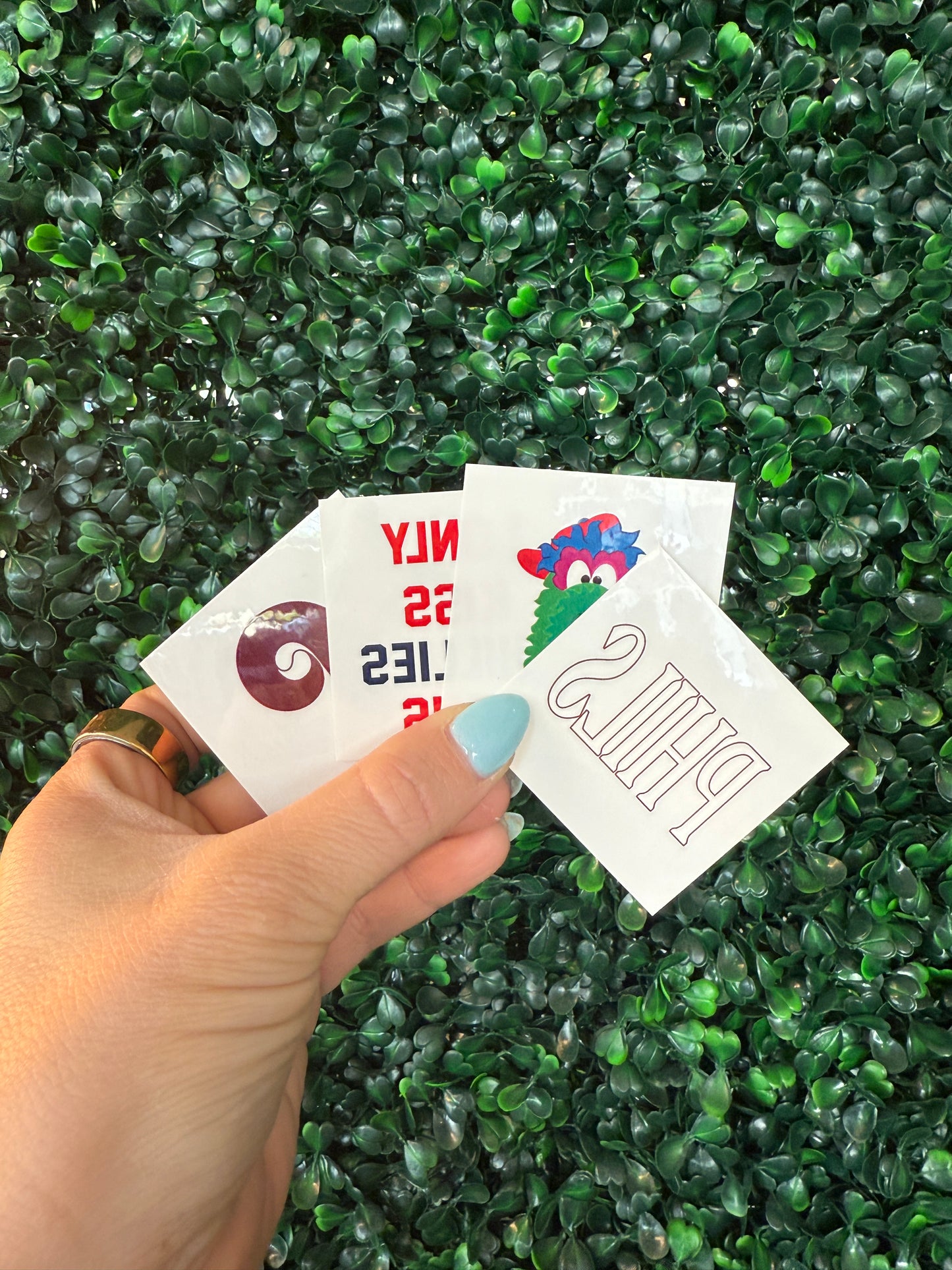 Phillies Temporary Tattoo 4 Pack