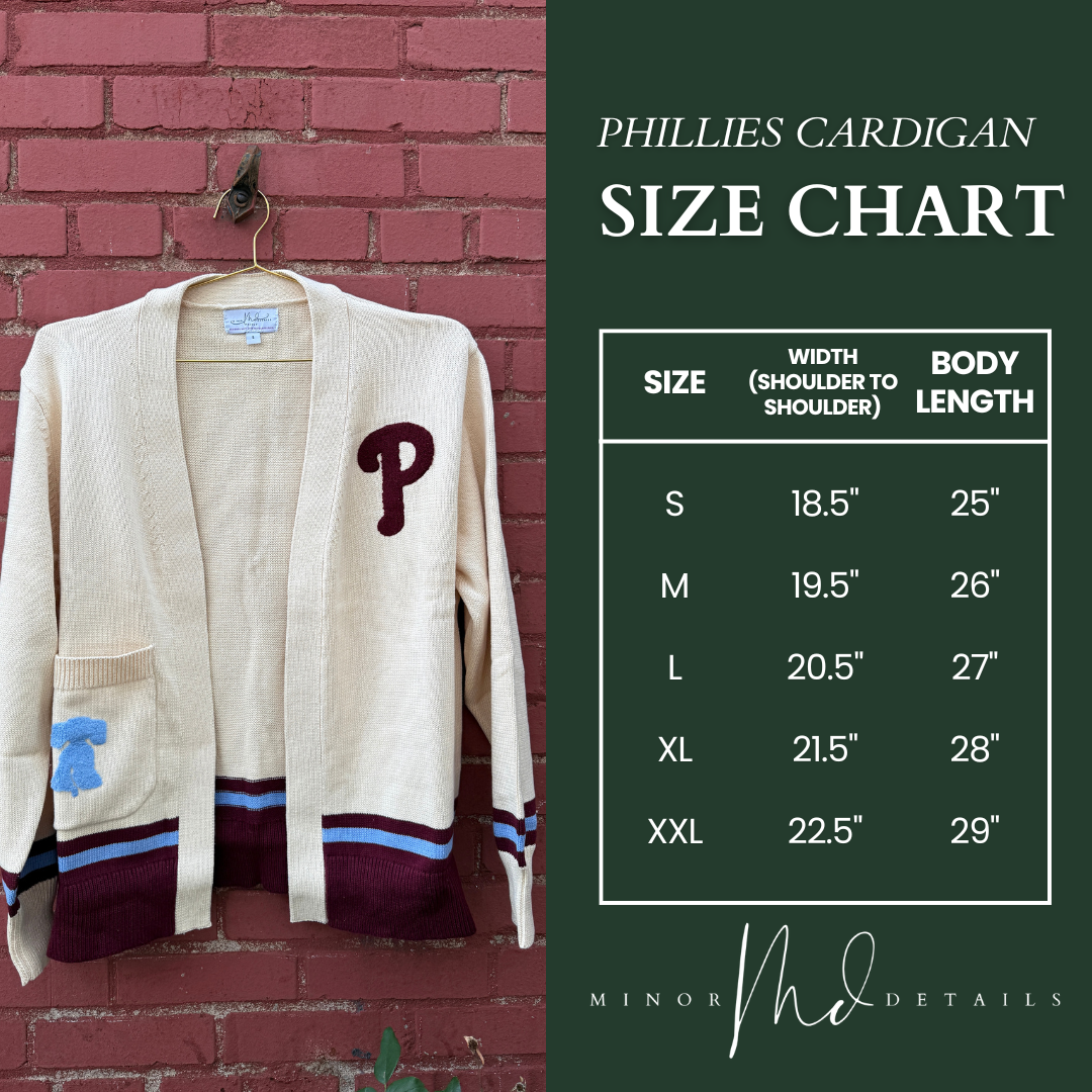 Phillies Knit Cardigan