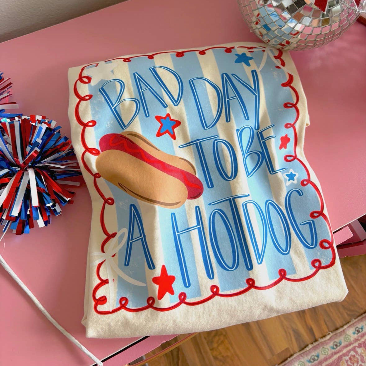 Bad Day To Be A Hot Dog Graphic Tee