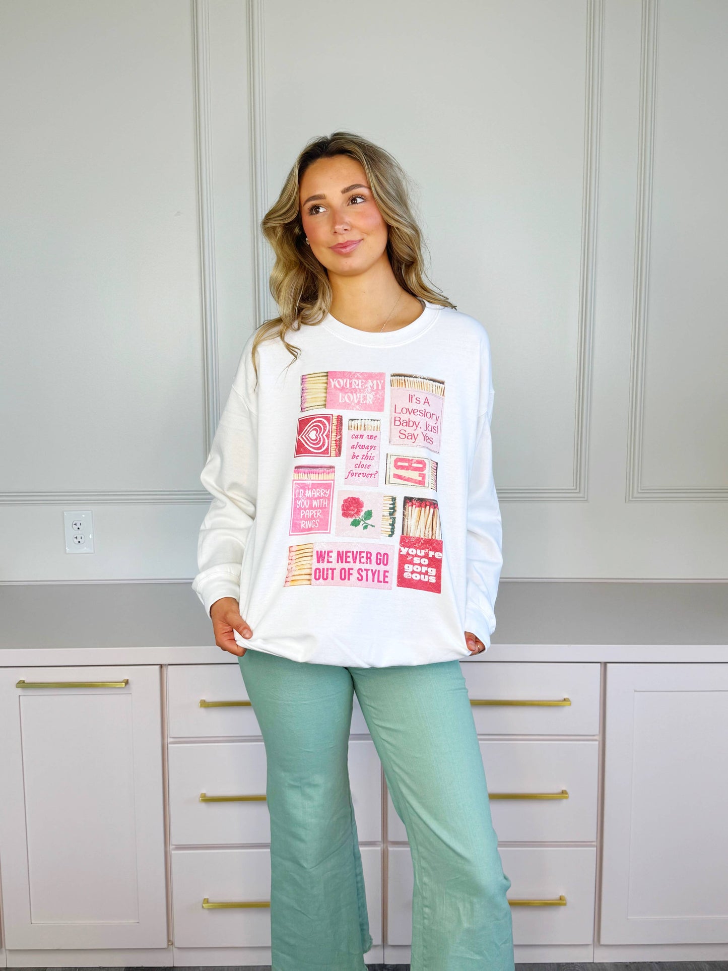Love Story Matches Crewneck