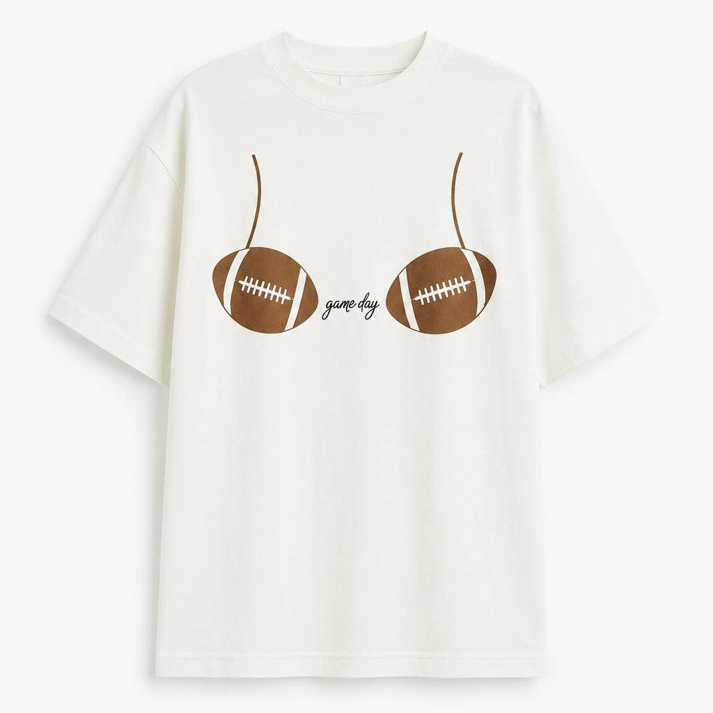 Football Bra Graphic Tee