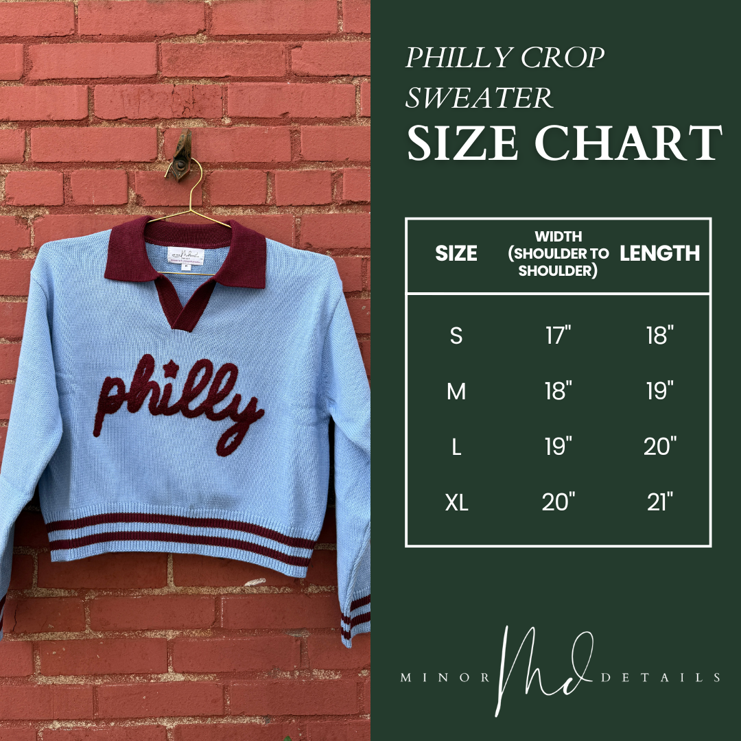 Philly Knit Crop Sweater