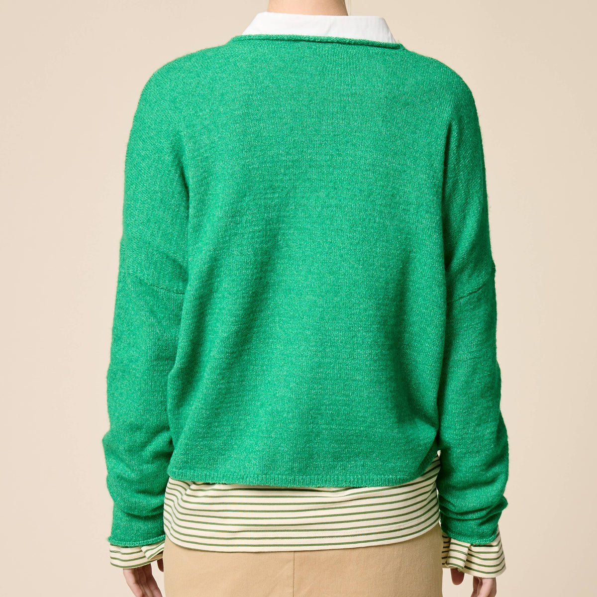 Batwing Sleeve Button Up Cardigan