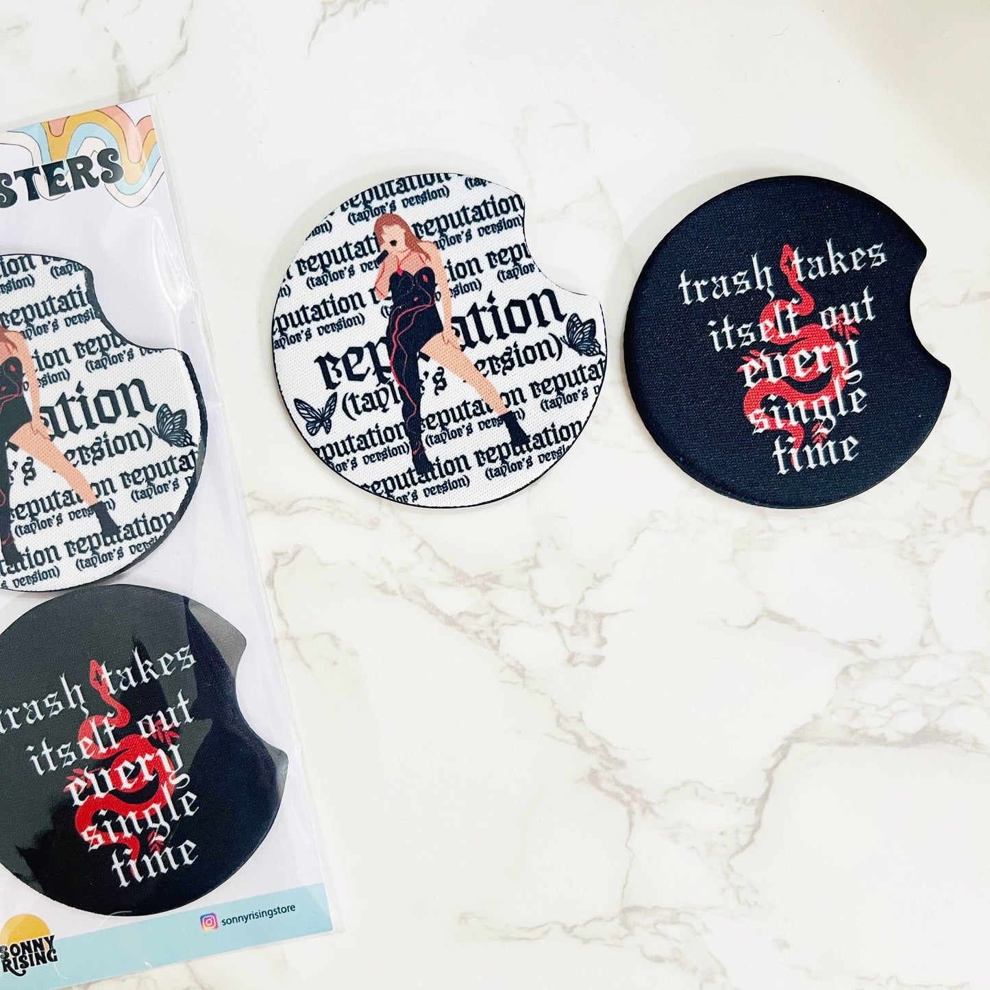 Reputation Car Coasters