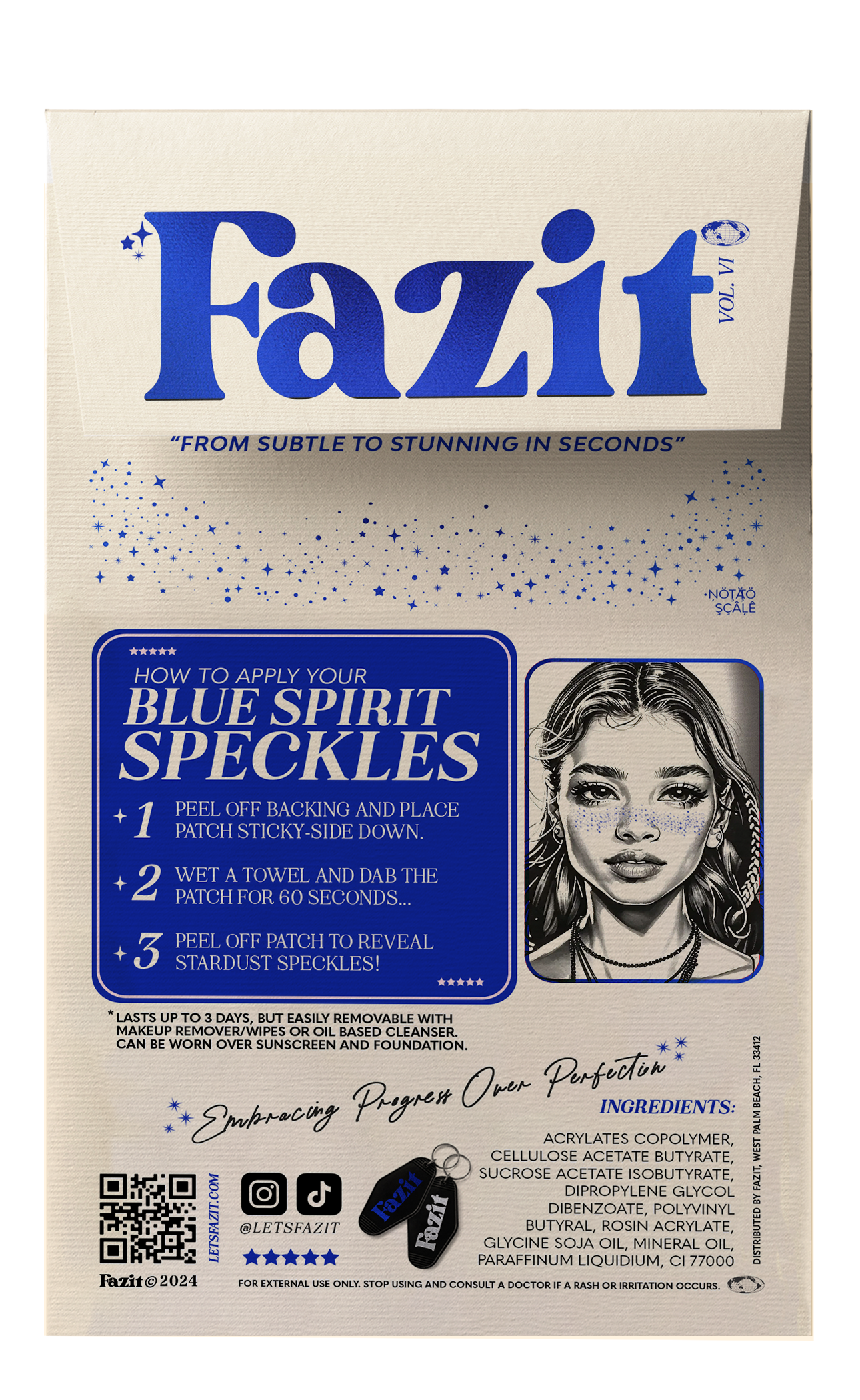Blue Spirit Speckles