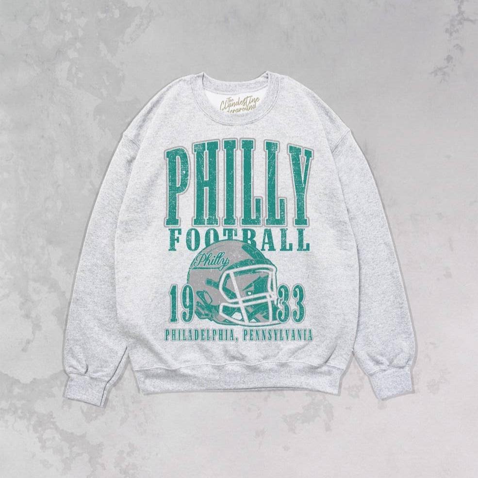 Philadelphia Football Oversized 90's Sweatshirt