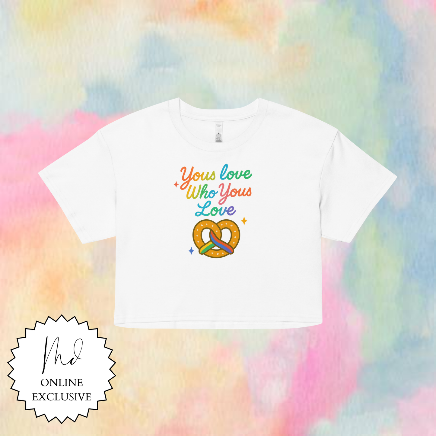 "Yous" Love Crop Top