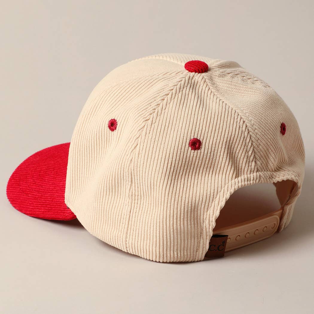Game Day Corduroy Trucker Baseball Cap