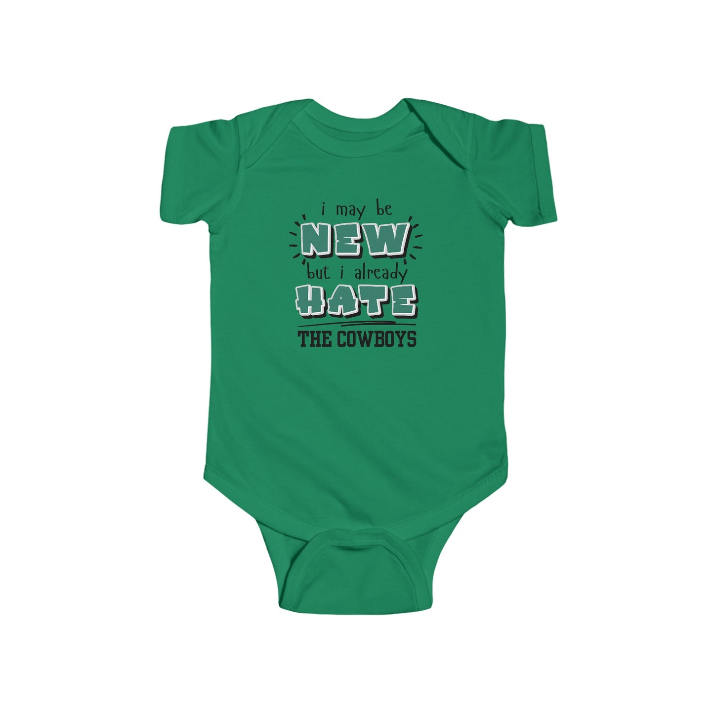 Hate the Cowboys Baby Onesie