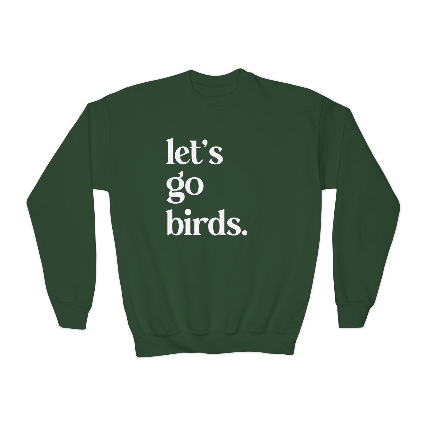 Youth Let's Go Birds Crewneck - Multiple Colors!