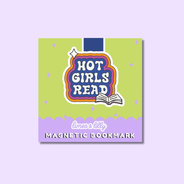 Hot Girls Read Magnetic Bookmark