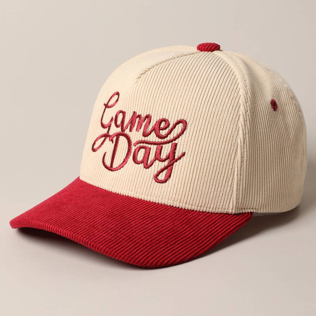 Game Day Corduroy Trucker Baseball Cap