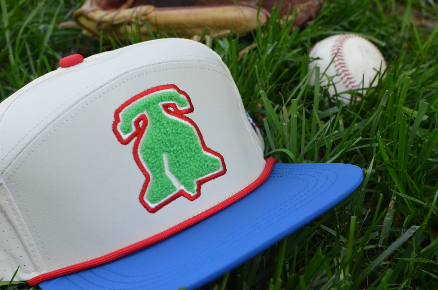 Fuzzy Green Philadelphia Baseball Snapback Hat