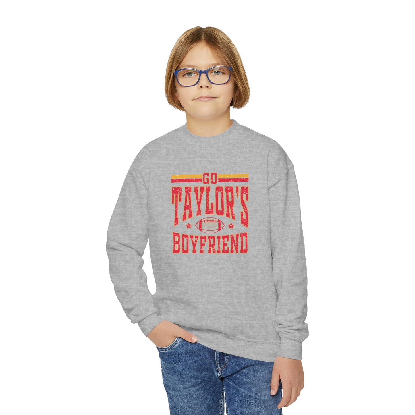 Youth Go Taylor's Boyfriend Crewneck Sweatshirt