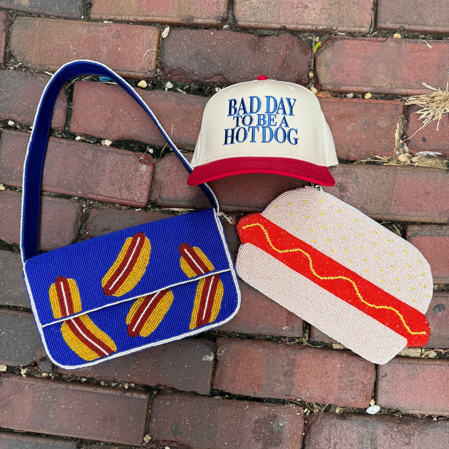Beaded Hot Dog Purse