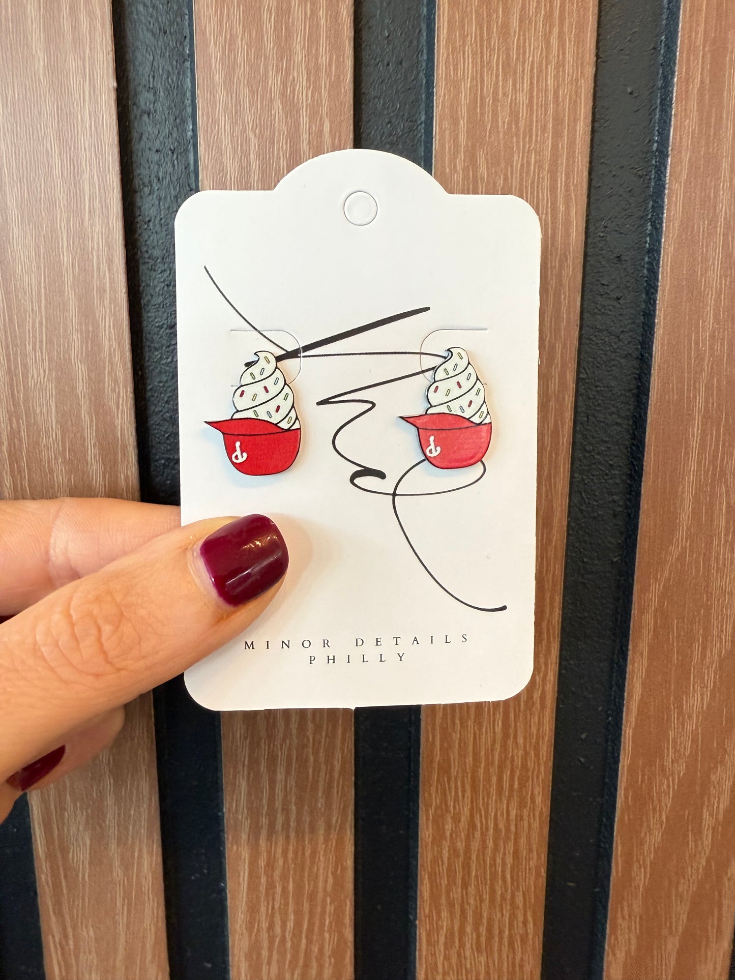 Phillies Ice Cream Earrings