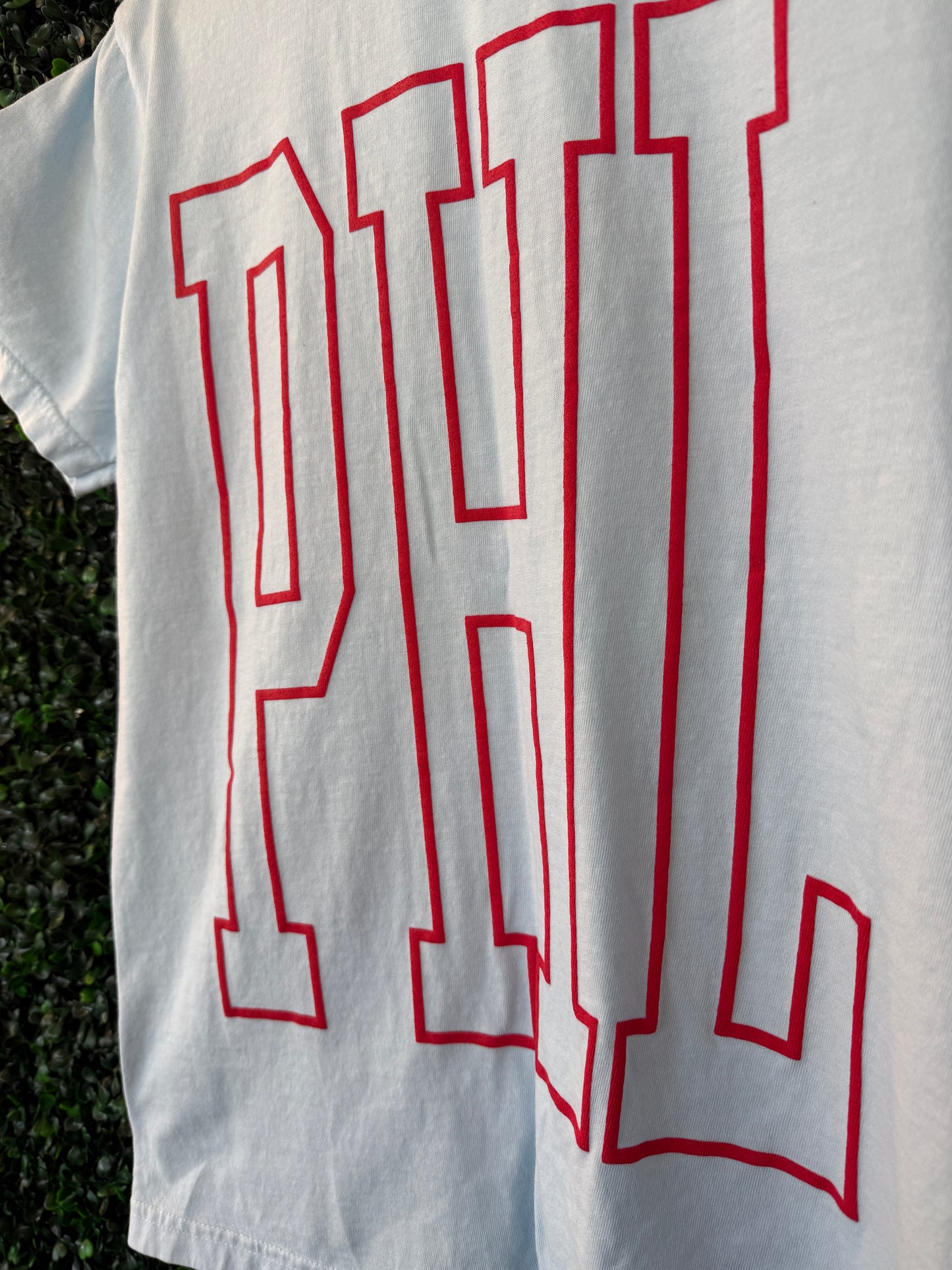 PHL Outline Puff Comfort Colors Tee