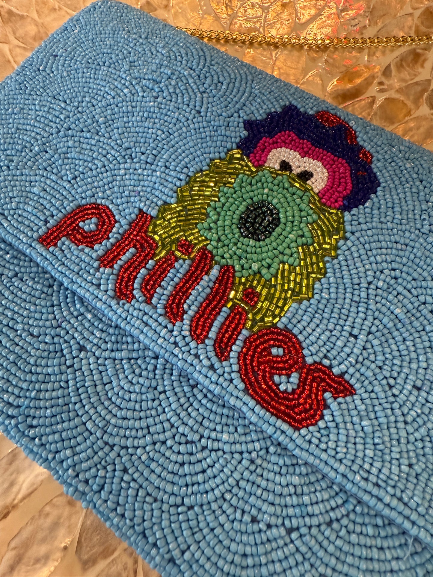 Phillie Phanatic Beaded Purse