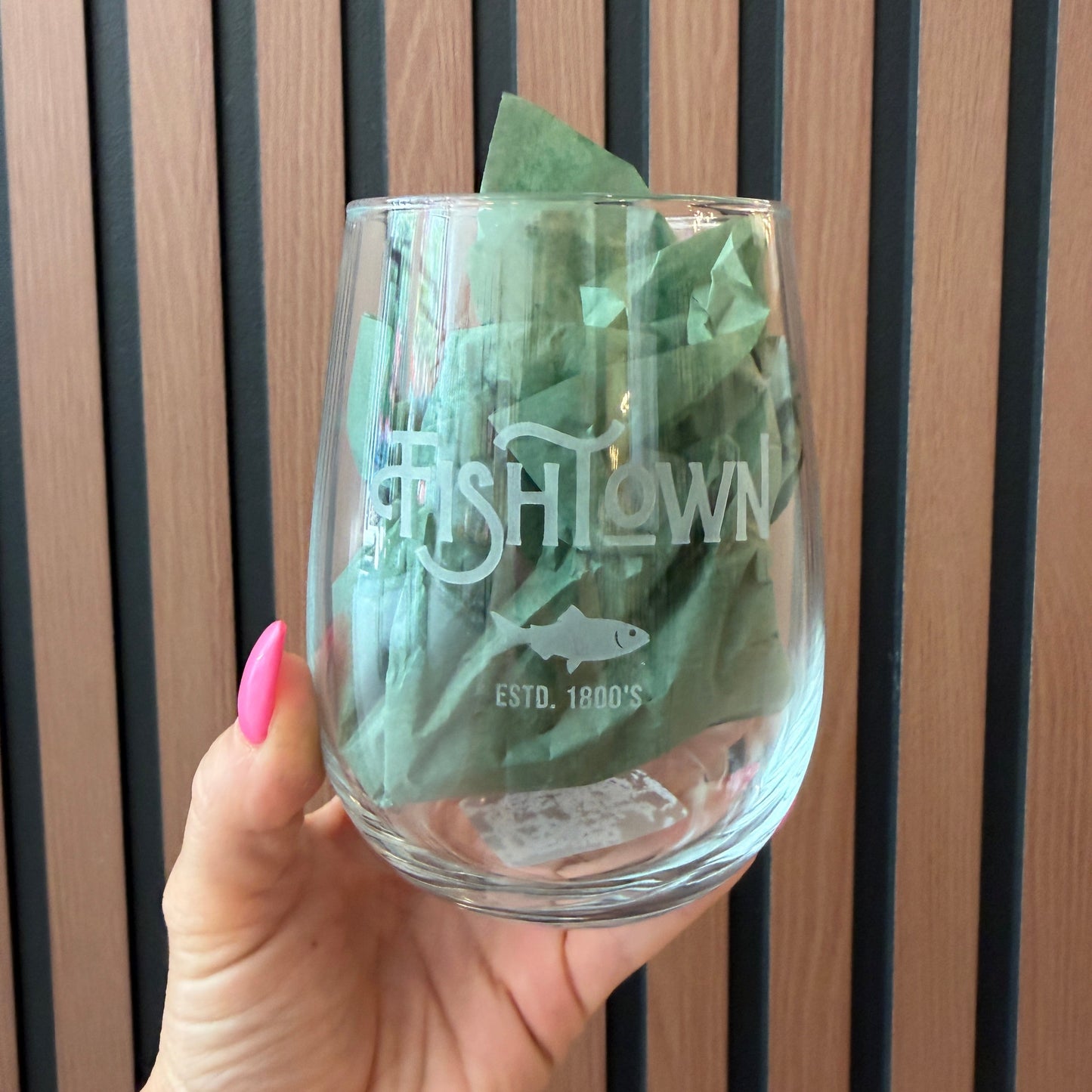 Fishtown Wine Glass