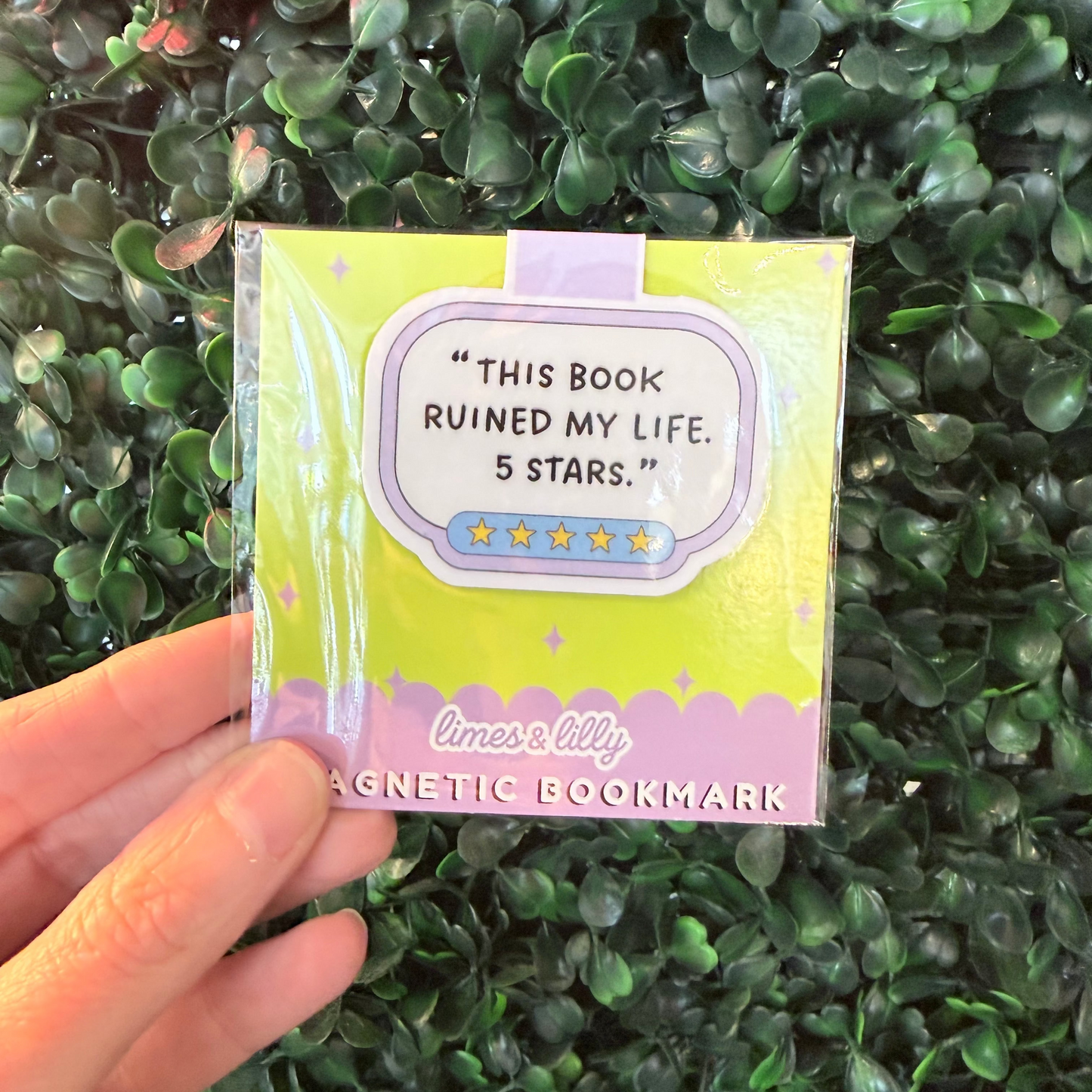 This Book Ruined My Life Magnetic Bookmark