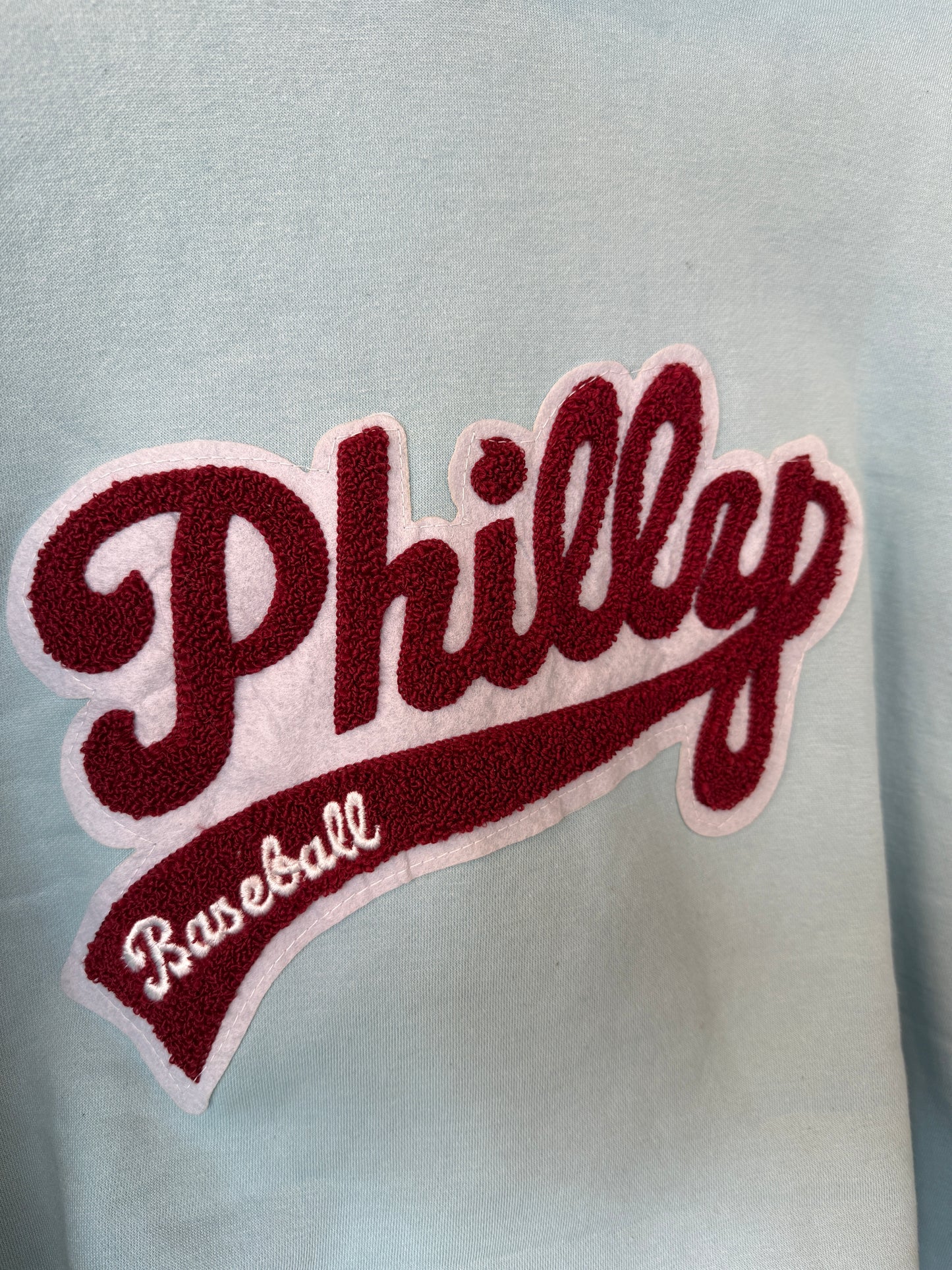 Philly Baseball Chenille Patch Hoodie