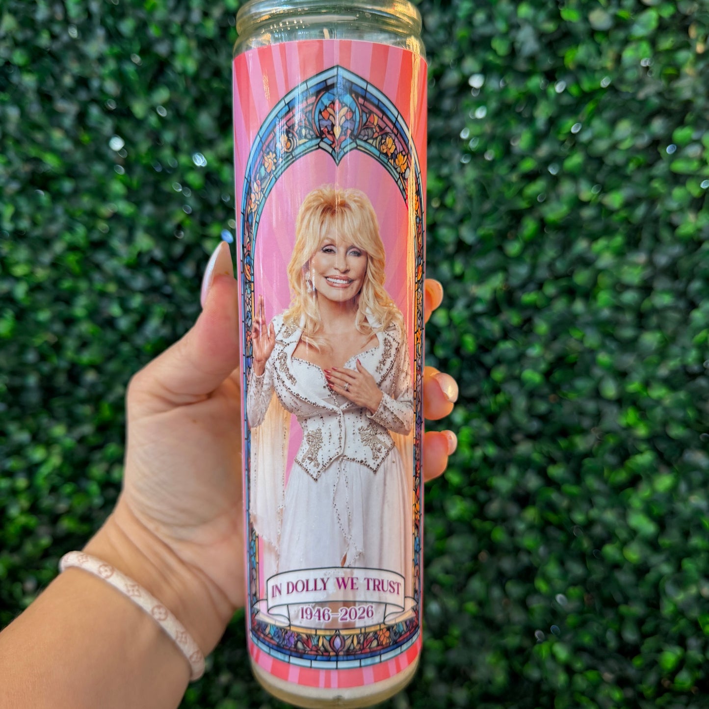 Dolly Parton Prayer Candle