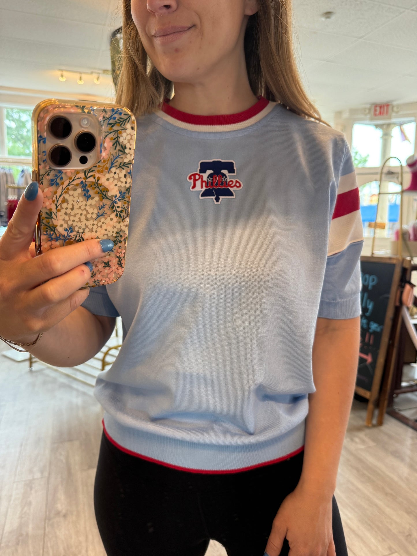 Phillies Patch Knit Tee