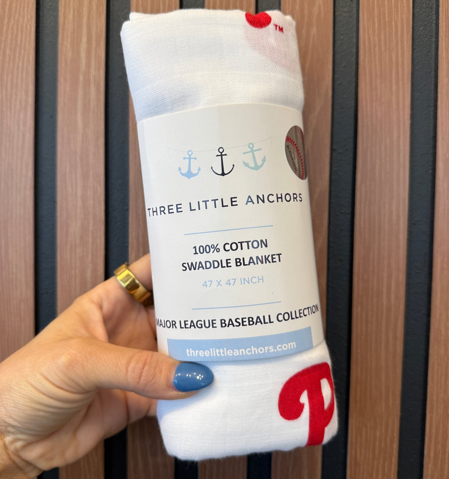 Philadelphia Phillies Muslin Swaddle