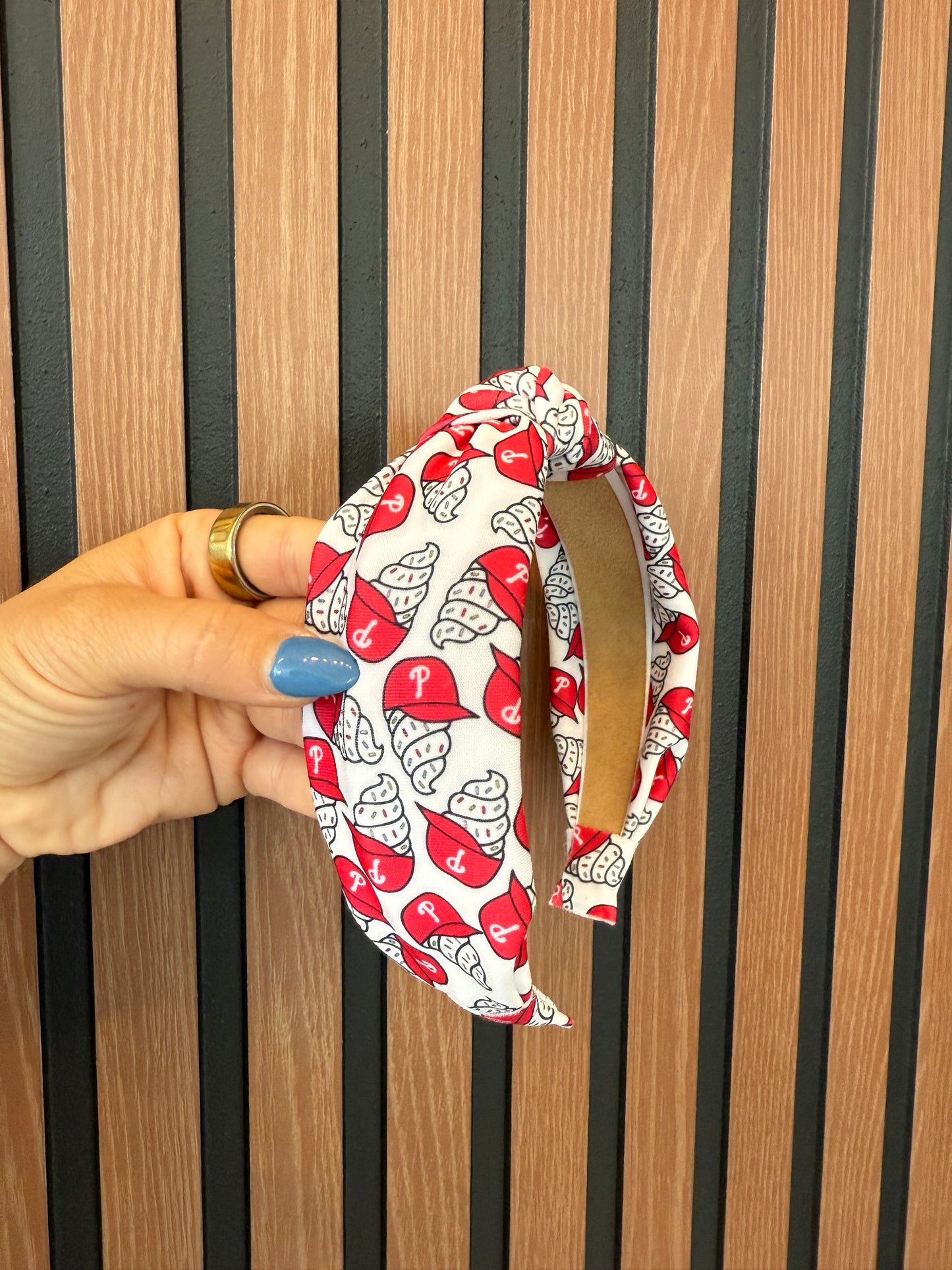 Phillies Knot Headbands