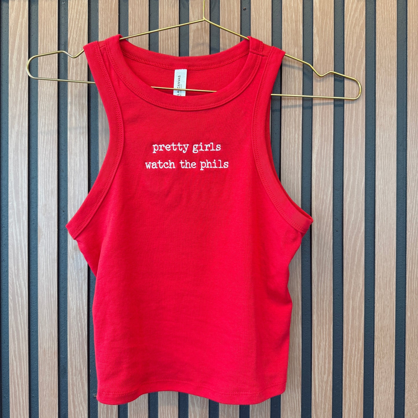 Pretty Girls Watch The Phils Tank Top