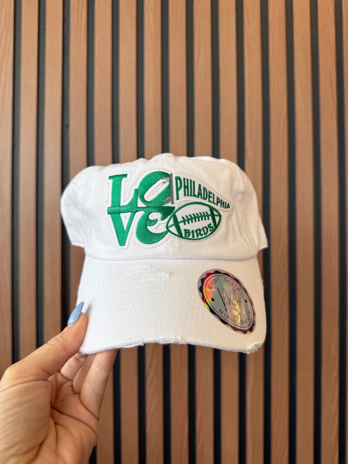 Love Philly Football Hat - White