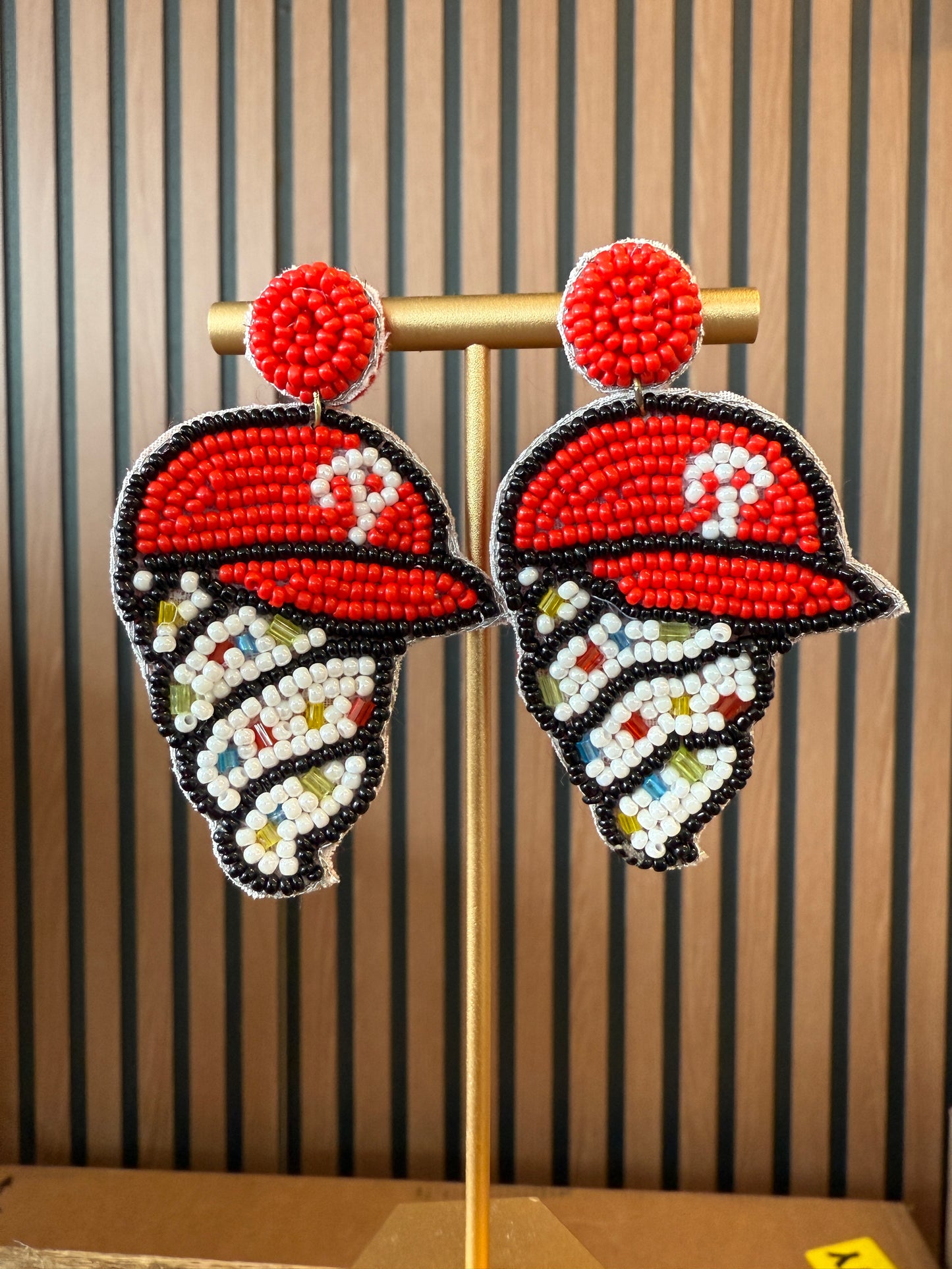 Beaded Ice Cream Earrings