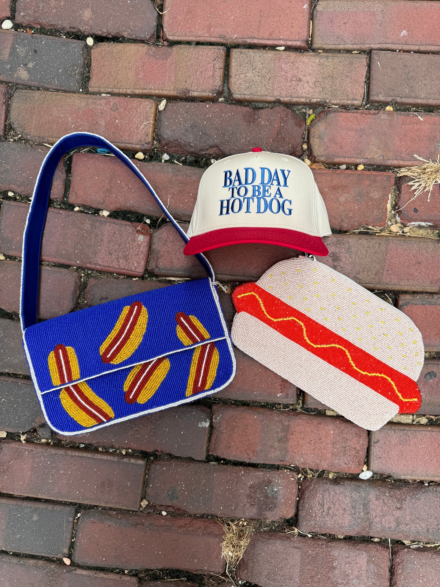 Beaded Hot Dog Clutch