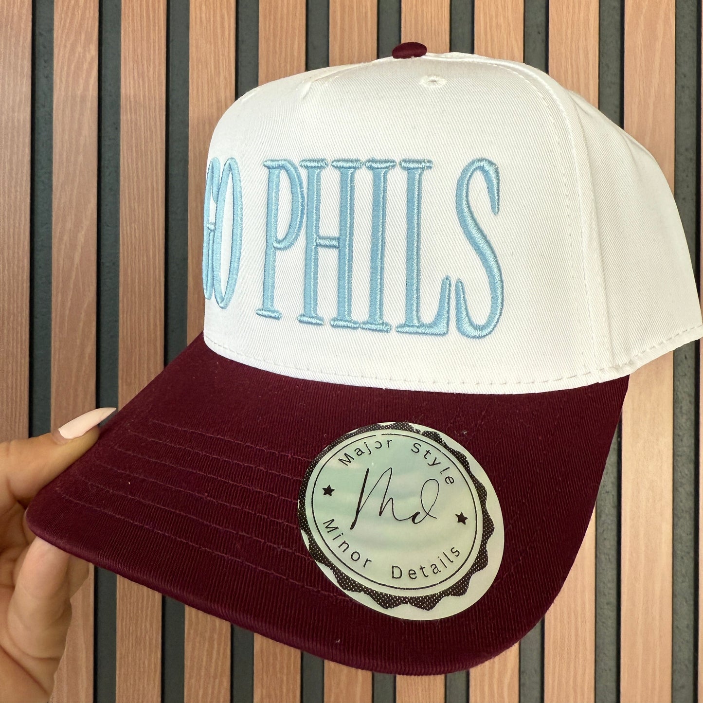 Go Phils 3D Embroidered Hat