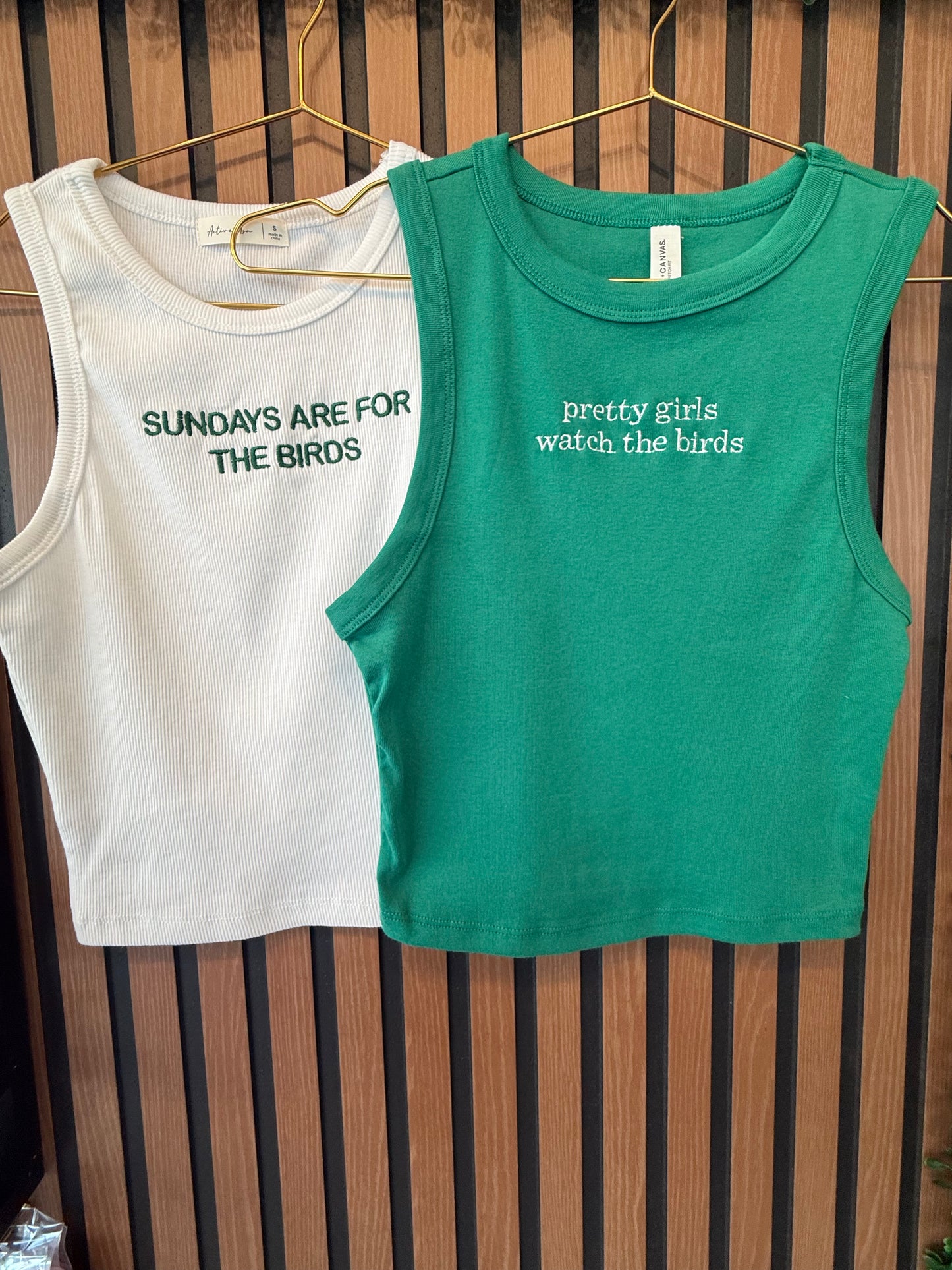 Pretty Girls Watch the Birds Tank