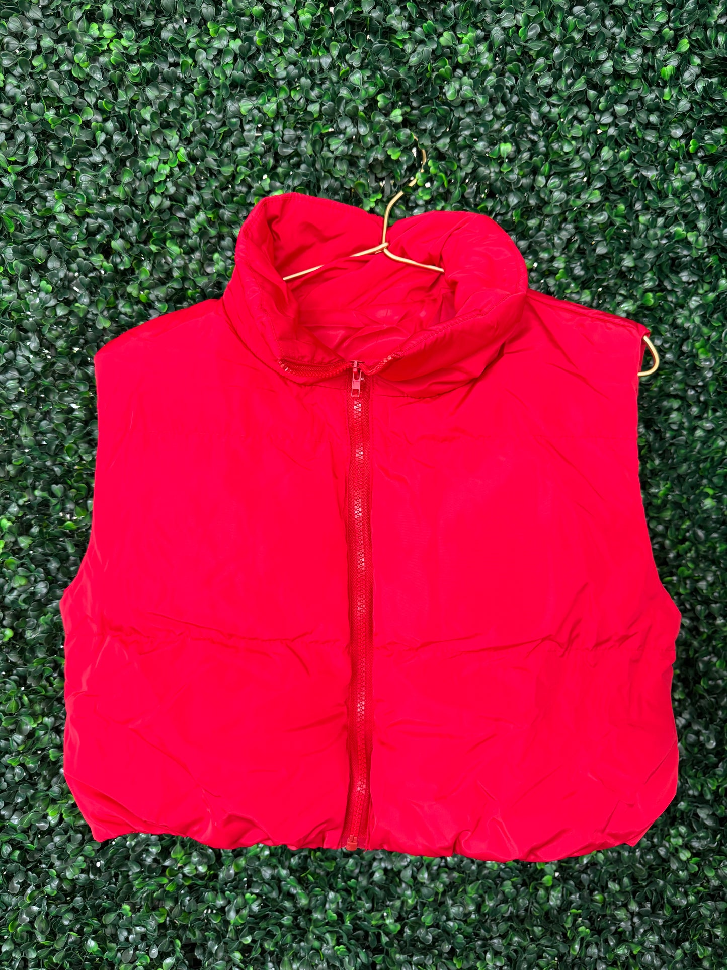 Red Puff Vest