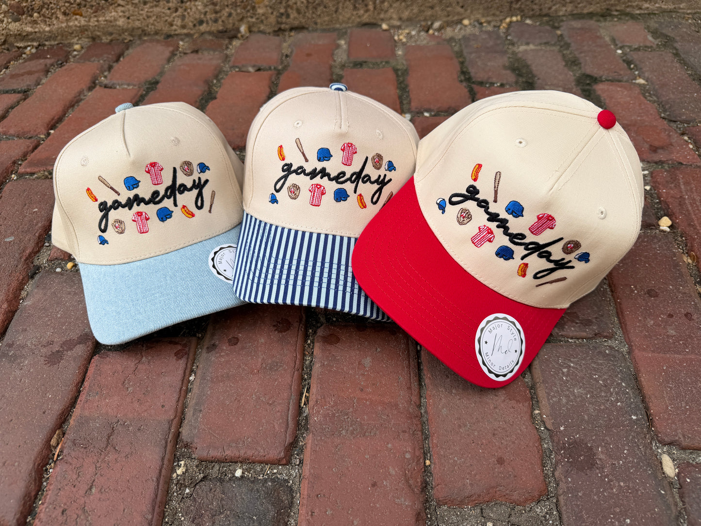 Gameday Baseball Doodles Hat - Multiple Colors!