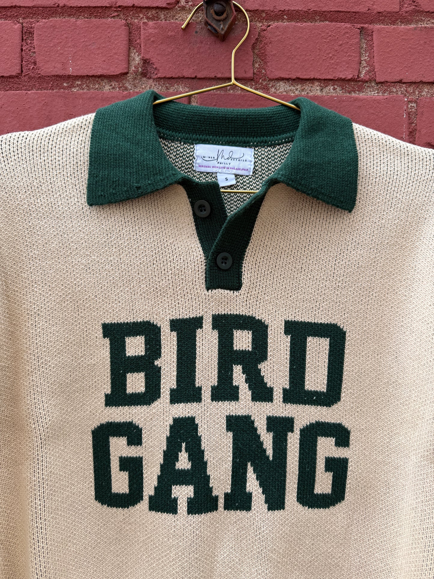 Bird Gang Knit Crop Sweater